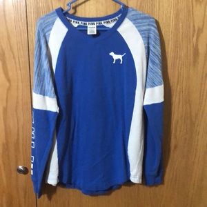 Pink Victoria’s Sercret long sleeve V neck